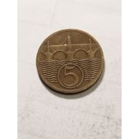 Чехословакия 5 геллер 1929