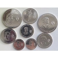 Эквадор 5, 10, 25, 50 сентаво 2023 г. Исторические личности Эквадора. Комплект 8 шт.