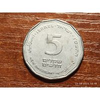 Израиль 5 новых шекелей 2006