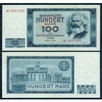 Германия (ГДР) 100 марок 1964 год. - XF -