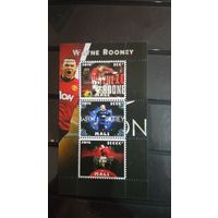 БЛОК ФУТБОЛ  ЧЕМПИОНАТ МИРА СПОРТ    MNH