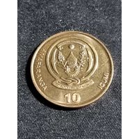 Руанда 10 франков 2009 Unc