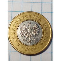 2 злотых Польша 2006 год