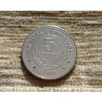 Werty71 Никарагуа 5 кордоб 2000