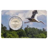 2 Евро Латвия 2015 Аист блистер BU