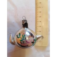 Ёлочная ИГРУШКА ЧАЙНИК СССР 0055