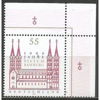 Германия. 1000-летие Бамбергского епископства. 2007г. Mi#2579.