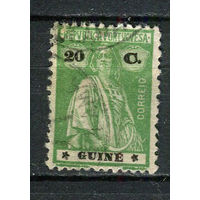 Португальские колонии - Гвинея - 1914/1921 - Жница 20C перф. 12:11 1/2 - [Mi.145Cy] - 1 марка. Гашеная.  (Лот 59Gw)-T4P15