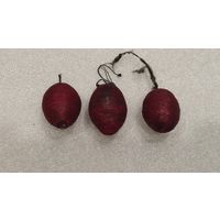 Игрушка елочная Слива Вата