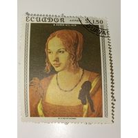 Эквадор 1967 год Авиапочта - Картины с изображением женщин