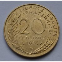 Франция, 20 сантимов 1976 г.