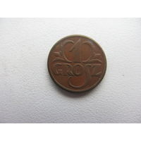Польша 1 грош 1939
