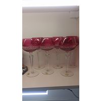 Набор больших хрустальных фужеров Германия, состояние, с рубля