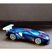 Hot Wheels Mattel 2016 Ford GT Race модель #26 Форд