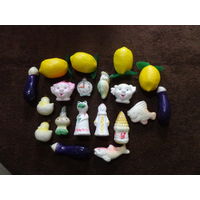 Елочные игрушки СССР из пенопласта. ЛОТОМ.  Редкие.