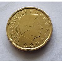 Люксембург 20 евроцентов, 2006 из официального набора BU