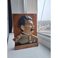 Барильеф сталин металл