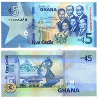 Гана  5 седи  2019 год   UNC