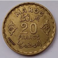 Марокко 20 франков 1371 1952 год