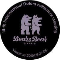 Подставку под пиво Bear & Boar /Литва/.