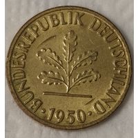 Германия 1 пфенниг, 1950"F" - Штутгарт (14-1-18)