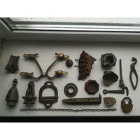Оригинальные находки. Латунь. Вес 1.3 кг.