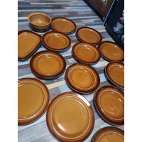 Винтажный комплект посуды