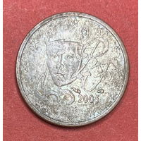 Франция, 2 евроцента 2005г.