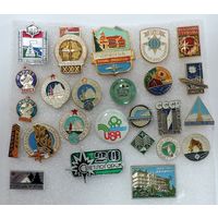 Значки "Туризм" СССР - 25 шт.