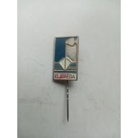 Значок КЛАЙПЕДА (ТЯЖЕЛЫЙ-МЕТАЛЛ)