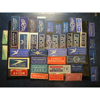 Лот наклеек Авиапочты