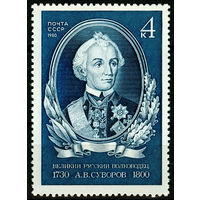 250 лет со дня рождения А.В. Суворова