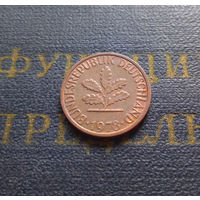 1 пфенниг 1978 (F) Германия ФРГ #06 XF