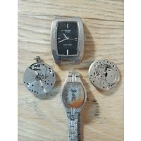 Casio, женские мех.часы СССР, + два механизма СССР
