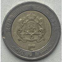 Марокко 5 дирхам 2002 г. Цена за 1 шт.