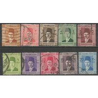 Египет. Король Фарук. 1927г. Mi#223-32.