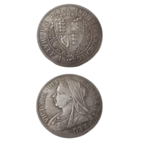 КОПИЯ 1/2 кроны 1893 Великобритания