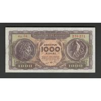 Греция 1000 драхм 1950 года. Тип P-326a. Состояние aUNC+