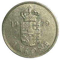 Дания 1 крона, 1979