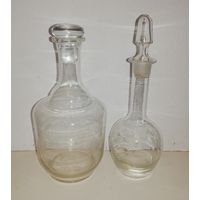 Графины 1,75 и 0,75 л, СССР, одним лотом