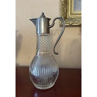 Кувшин для вина Хрусталь Серебрение Англия клейма