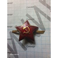 Звезда РККА 2 эмаль и клемеры восстановлены