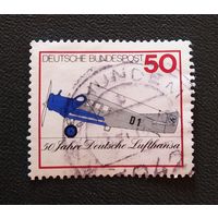 Марка Германия 1976 год 50 лет Люфтганза