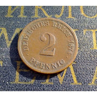 2 пфеннига 1874 C Германская Империя #01