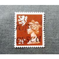 Марка Великобритания ( Шотландия ) 1989 год Королева