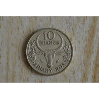 Мадагаскар 10 франков 1984 с 1 руб