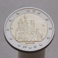 Германия 2 евро 2012 G Бавария