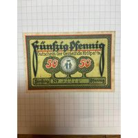 50 пфеннигов (нотгельды) г. Германия Крулпа-1201