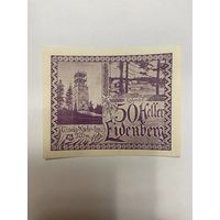 Австрия 50 геллеров нотгельд Эйденберг - 2101