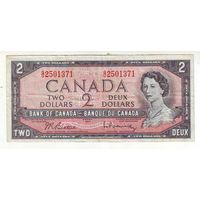 Канада. 2 доллара 1954 г. -2